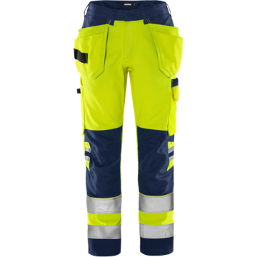 Fristads 300528 High vis dameswerkbroek  klasse 2 2671 GPLU